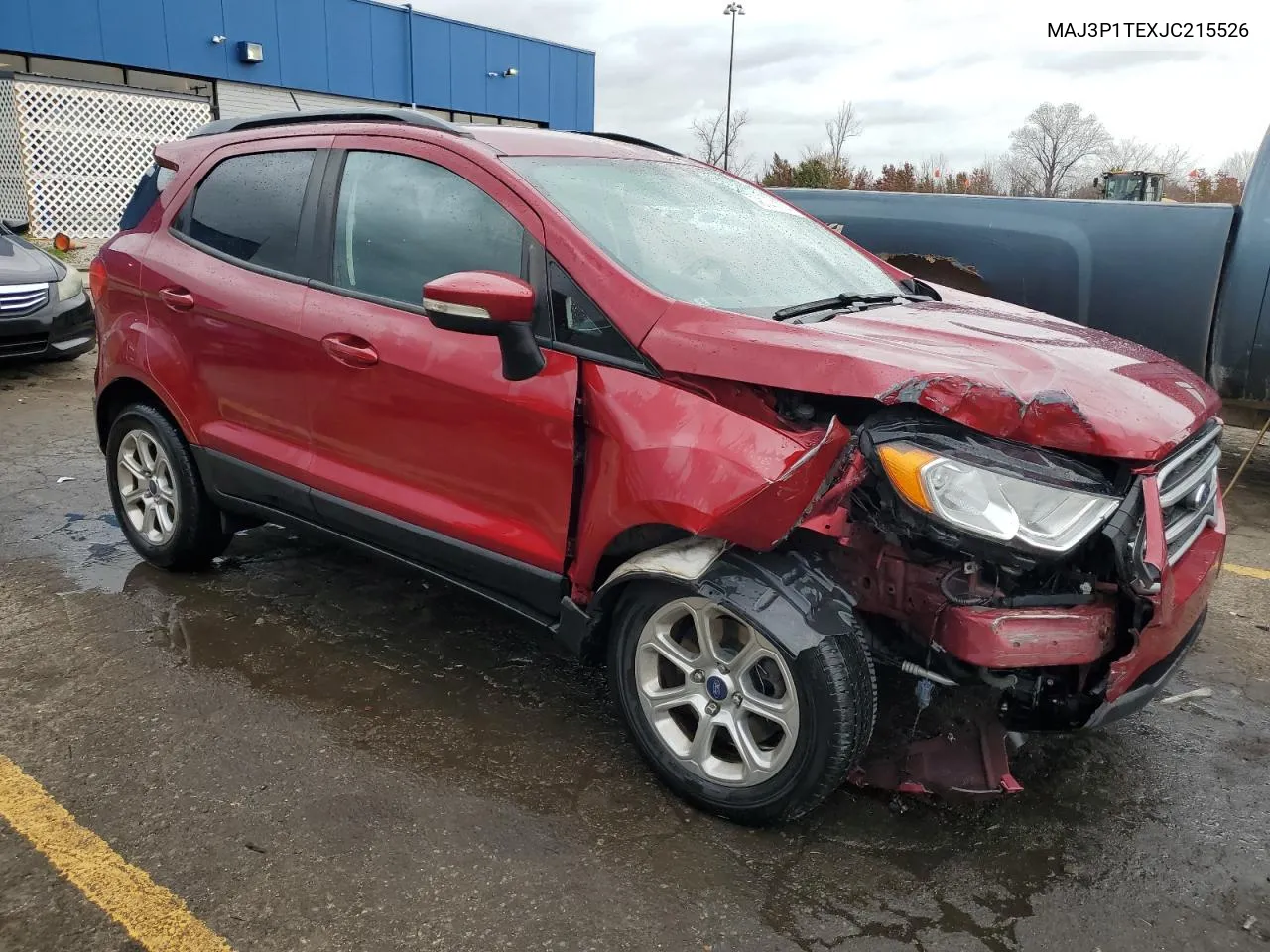 2018 Ford Ecosport Se VIN: MAJ3P1TEXJC215526 Lot: 78743974