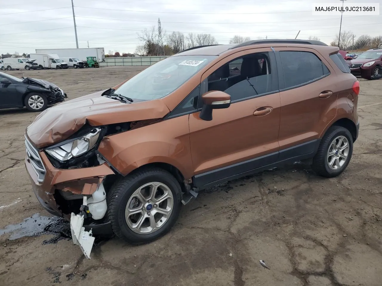 2018 Ford Ecosport Se VIN: MAJ6P1UL9JC213681 Lot: 79185724