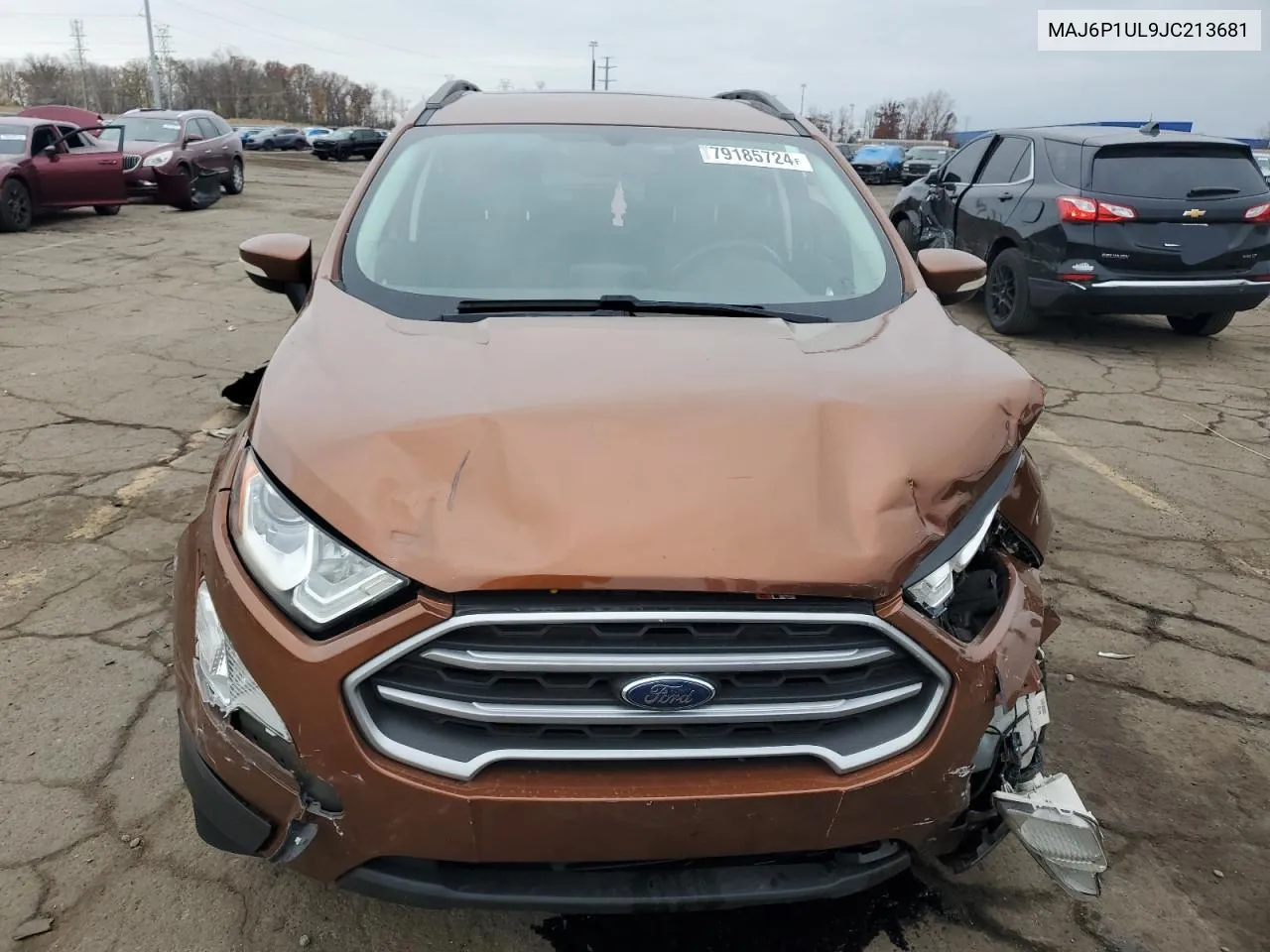 2018 Ford Ecosport Se VIN: MAJ6P1UL9JC213681 Lot: 79185724