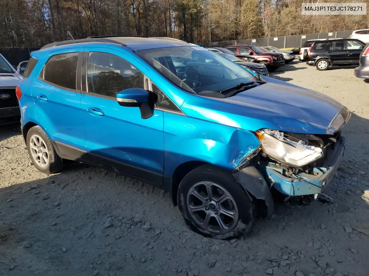 2018 Ford Ecosport Se VIN: MAJ3P1TE3JC178271 Lot: 79337964