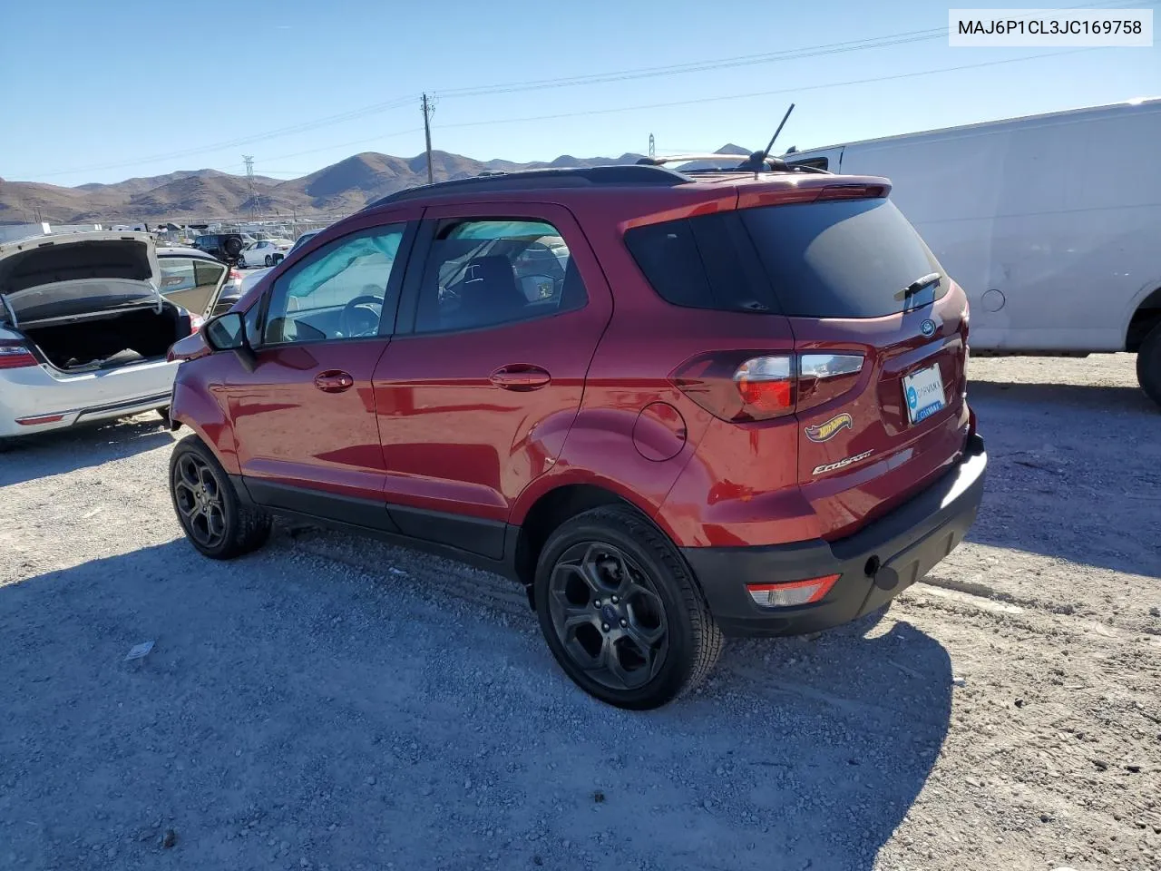 2018 Ford Ecosport Ses VIN: MAJ6P1CL3JC169758 Lot: 79338523