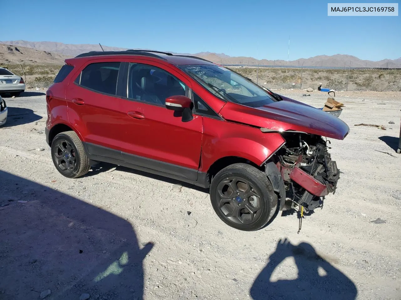 2018 Ford Ecosport Ses VIN: MAJ6P1CL3JC169758 Lot: 79338523