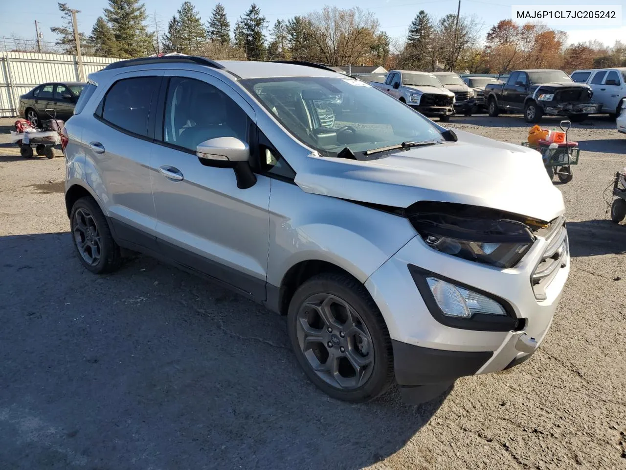 2018 Ford Ecosport Ses VIN: MAJ6P1CL7JC205242 Lot: 79501044