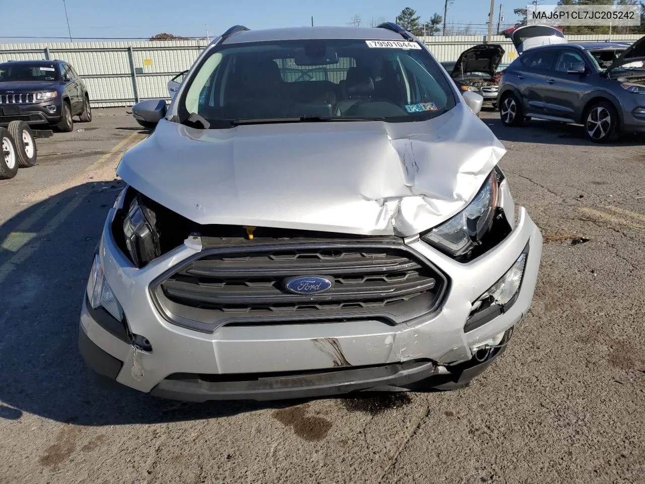 2018 Ford Ecosport Ses VIN: MAJ6P1CL7JC205242 Lot: 79501044