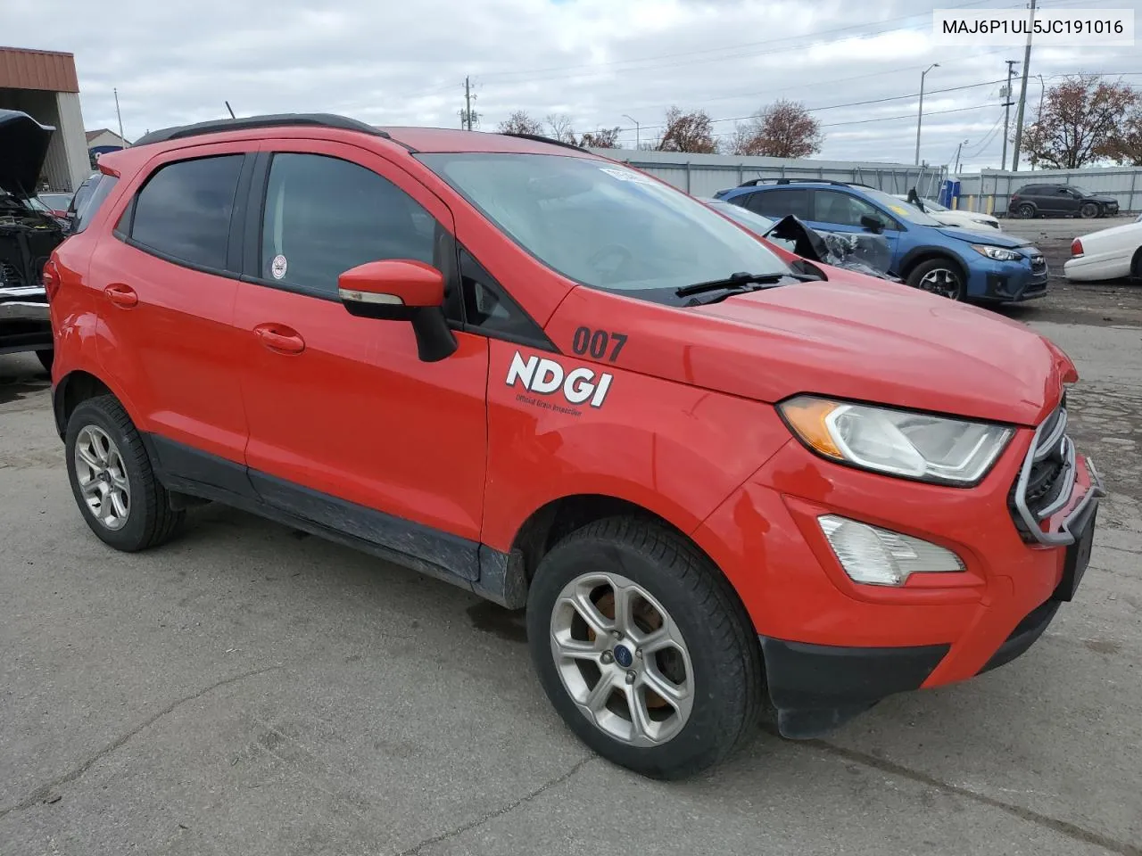 2018 Ford Ecosport Se VIN: MAJ6P1UL5JC191016 Lot: 79548694