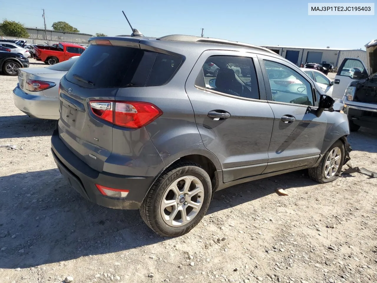 2018 Ford Ecosport Se VIN: MAJ3P1TE2JC195403 Lot: 79602434