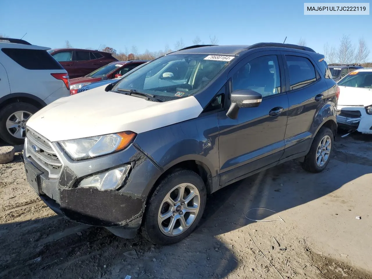 2018 Ford Ecosport Se VIN: MAJ6P1UL7JC222119 Lot: 79680164