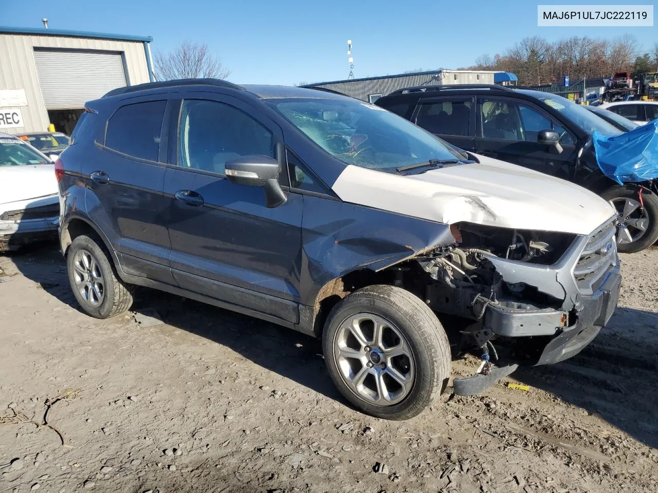 2018 Ford Ecosport Se VIN: MAJ6P1UL7JC222119 Lot: 79680164