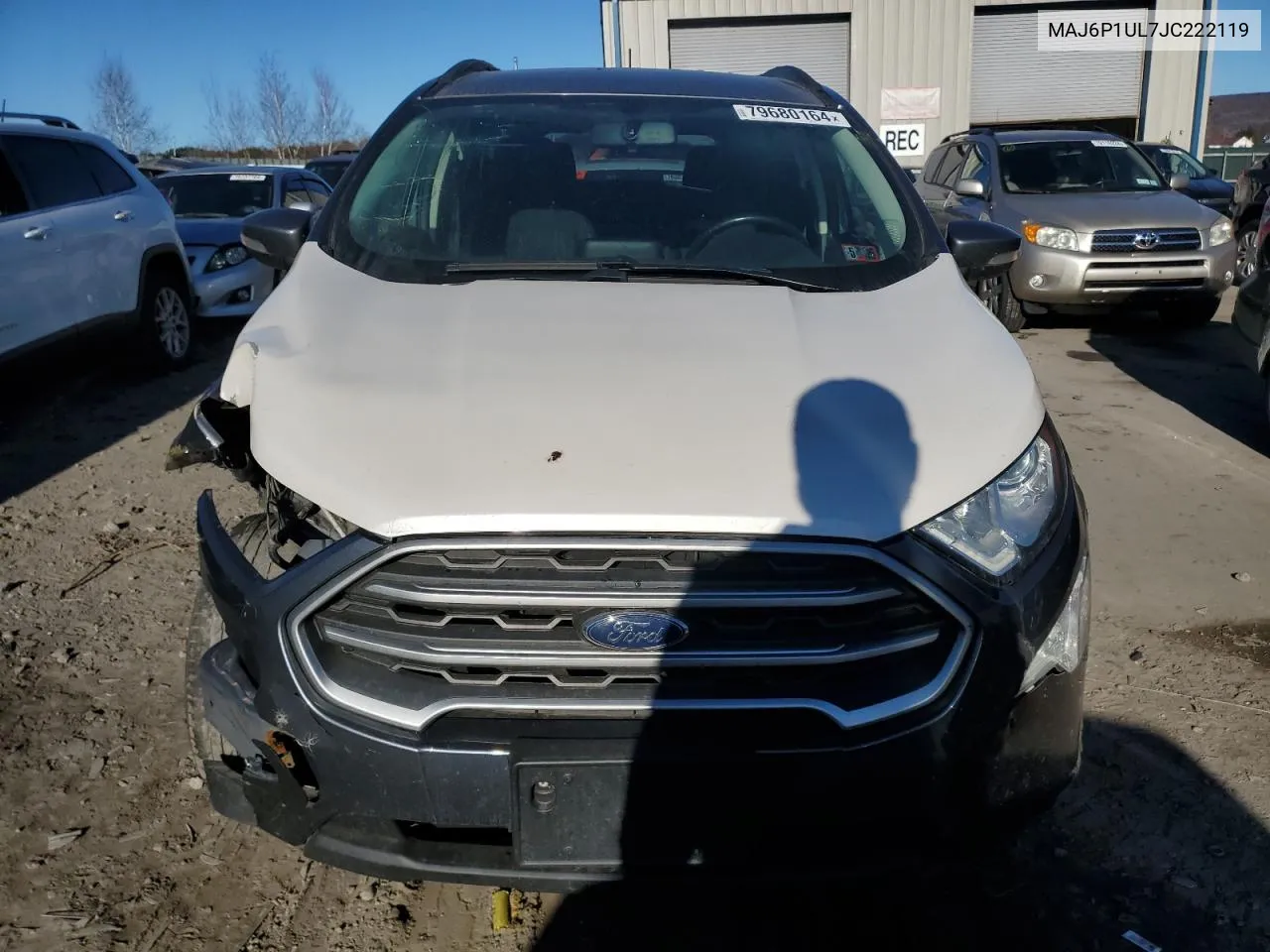 2018 Ford Ecosport Se VIN: MAJ6P1UL7JC222119 Lot: 79680164