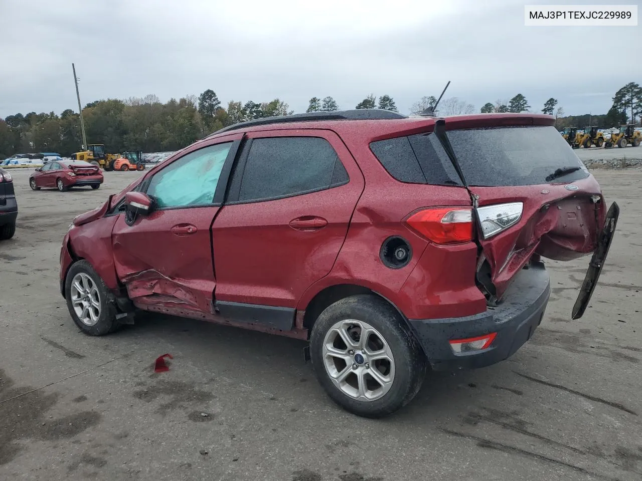 2018 Ford Ecosport Se VIN: MAJ3P1TEXJC229989 Lot: 80657794