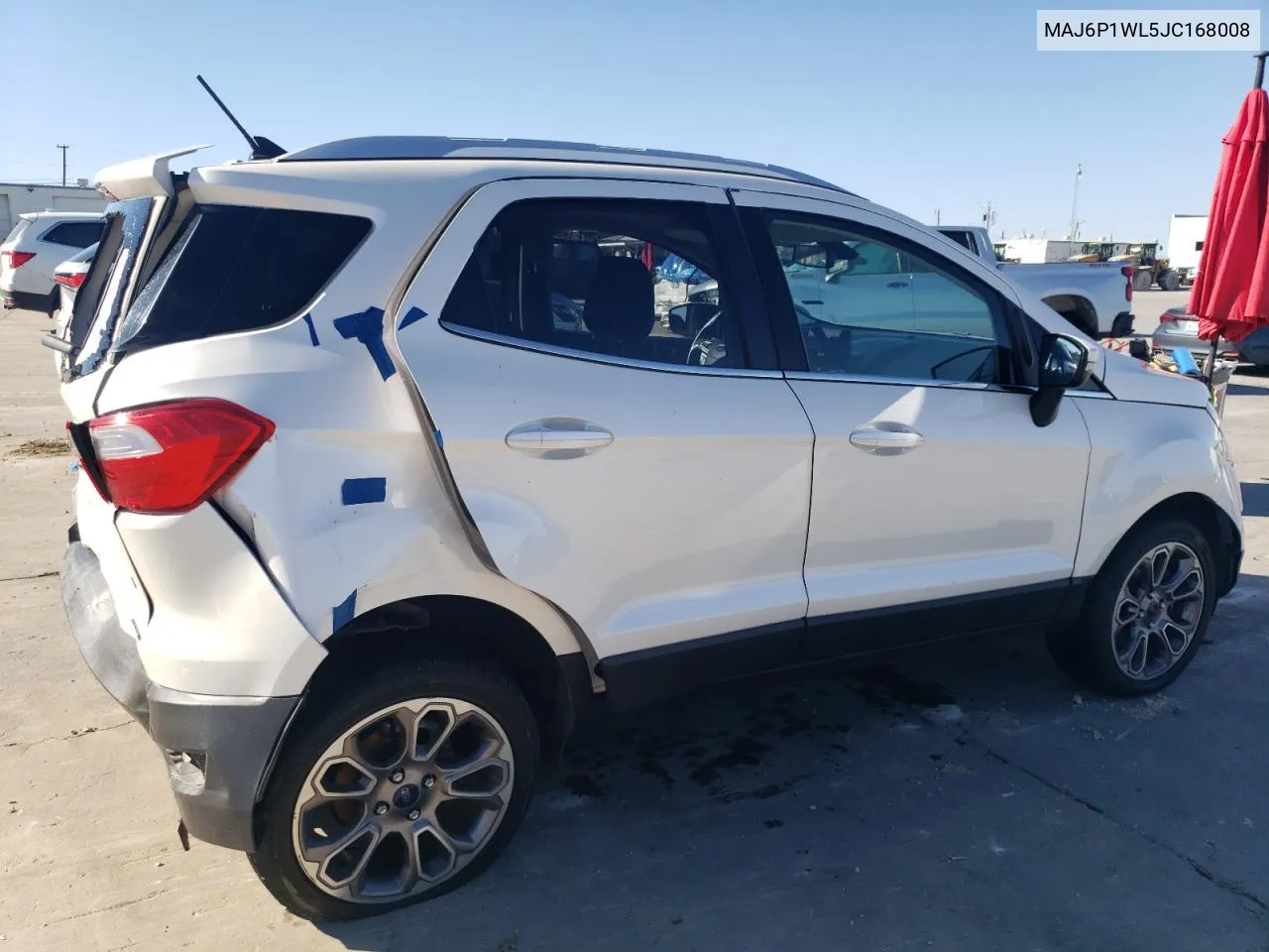 2018 Ford Ecosport Titanium VIN: MAJ6P1WL5JC168008 Lot: 80782364