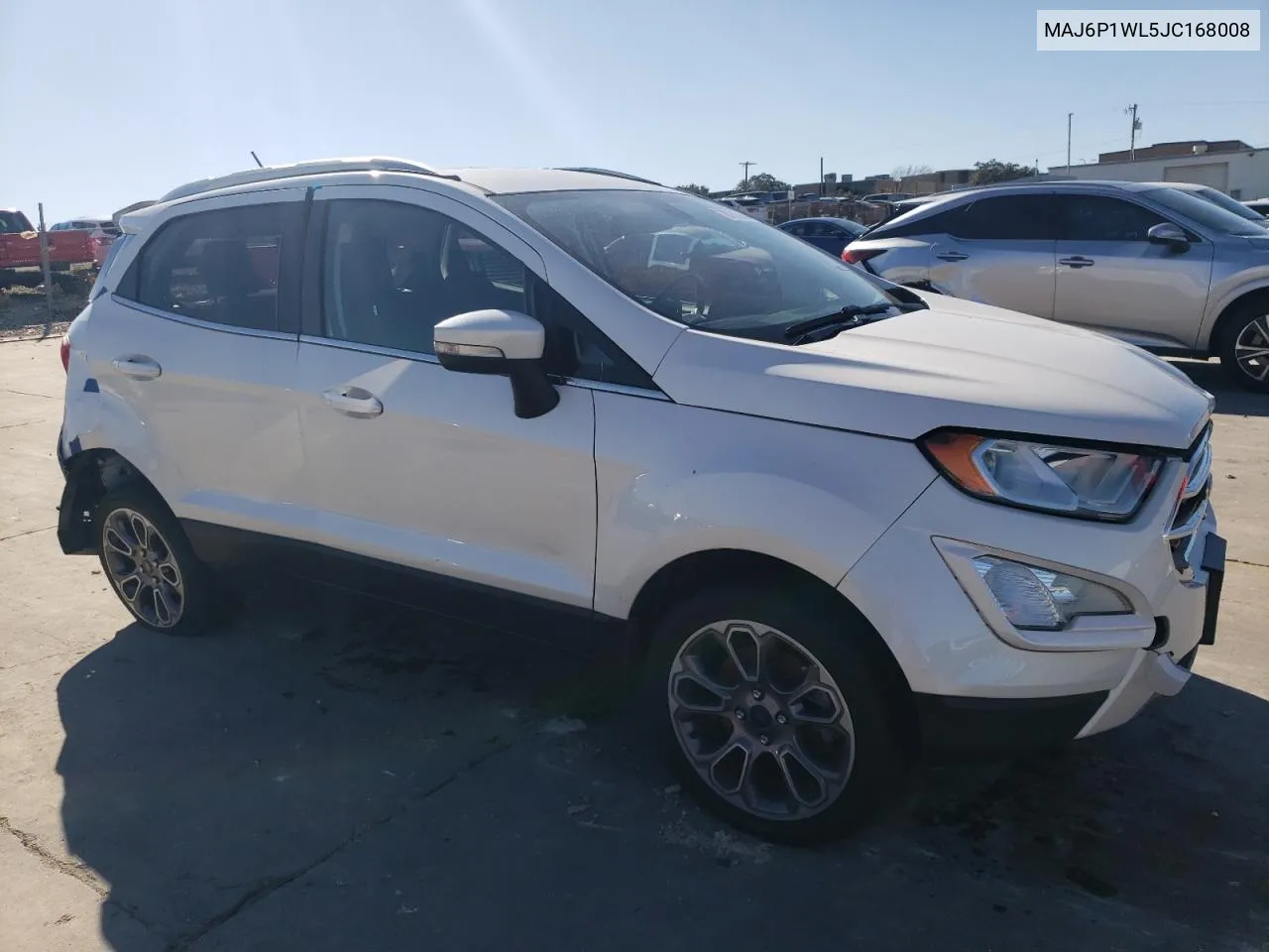 2018 Ford Ecosport Titanium VIN: MAJ6P1WL5JC168008 Lot: 80782364