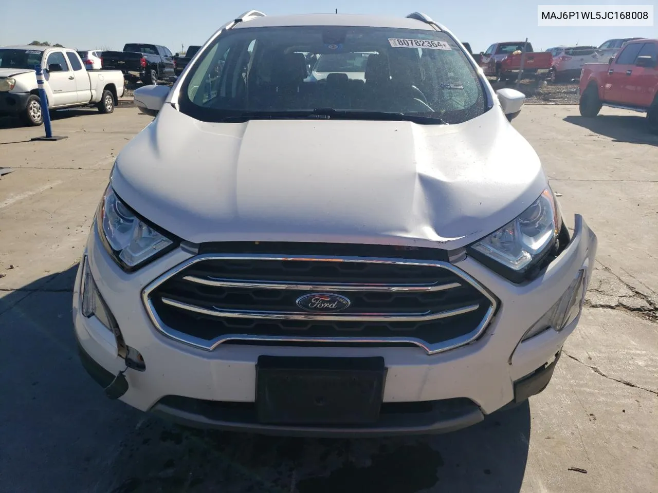 2018 Ford Ecosport Titanium VIN: MAJ6P1WL5JC168008 Lot: 80782364