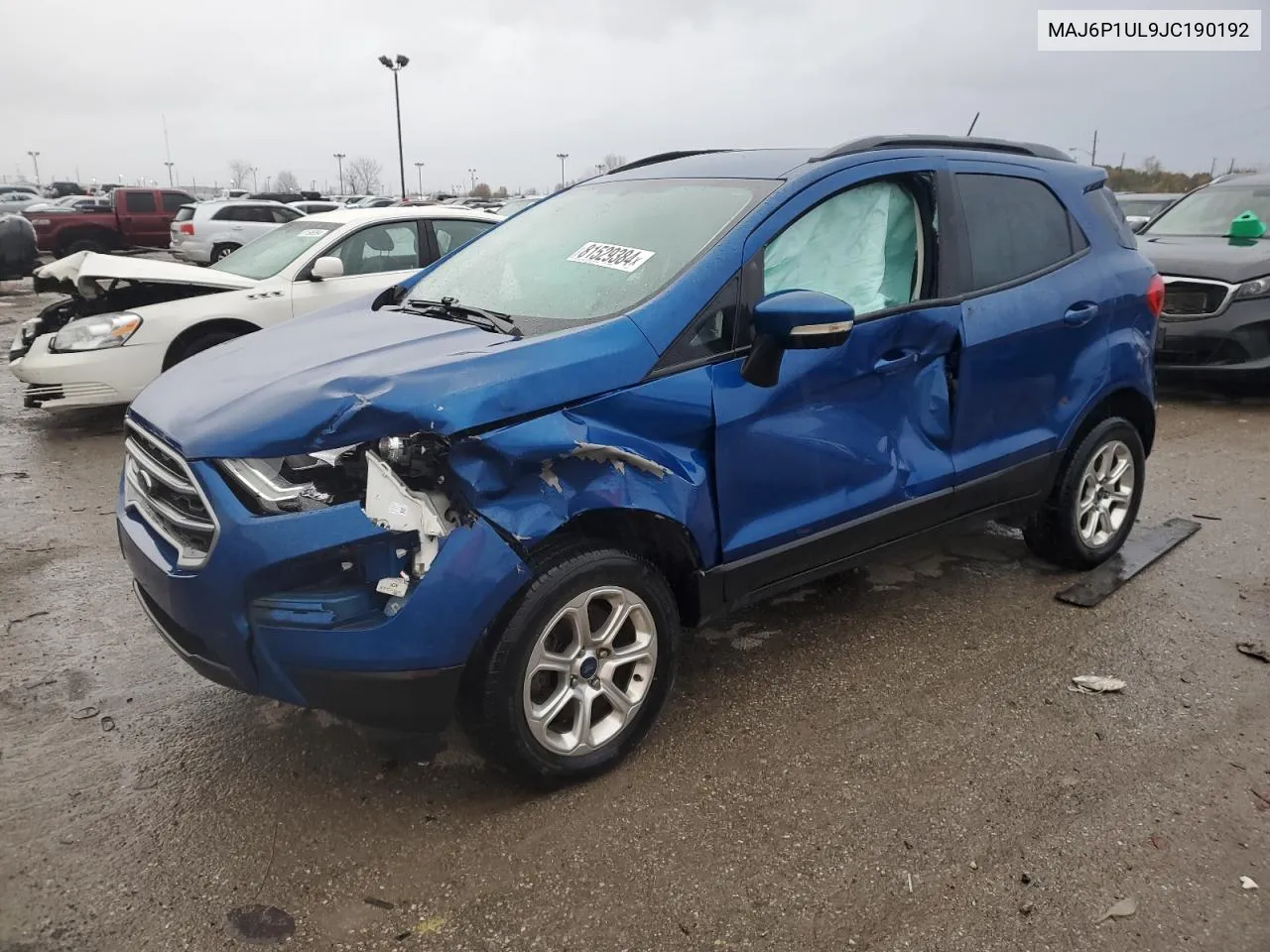 2018 Ford Ecosport Se VIN: MAJ6P1UL9JC190192 Lot: 81529384