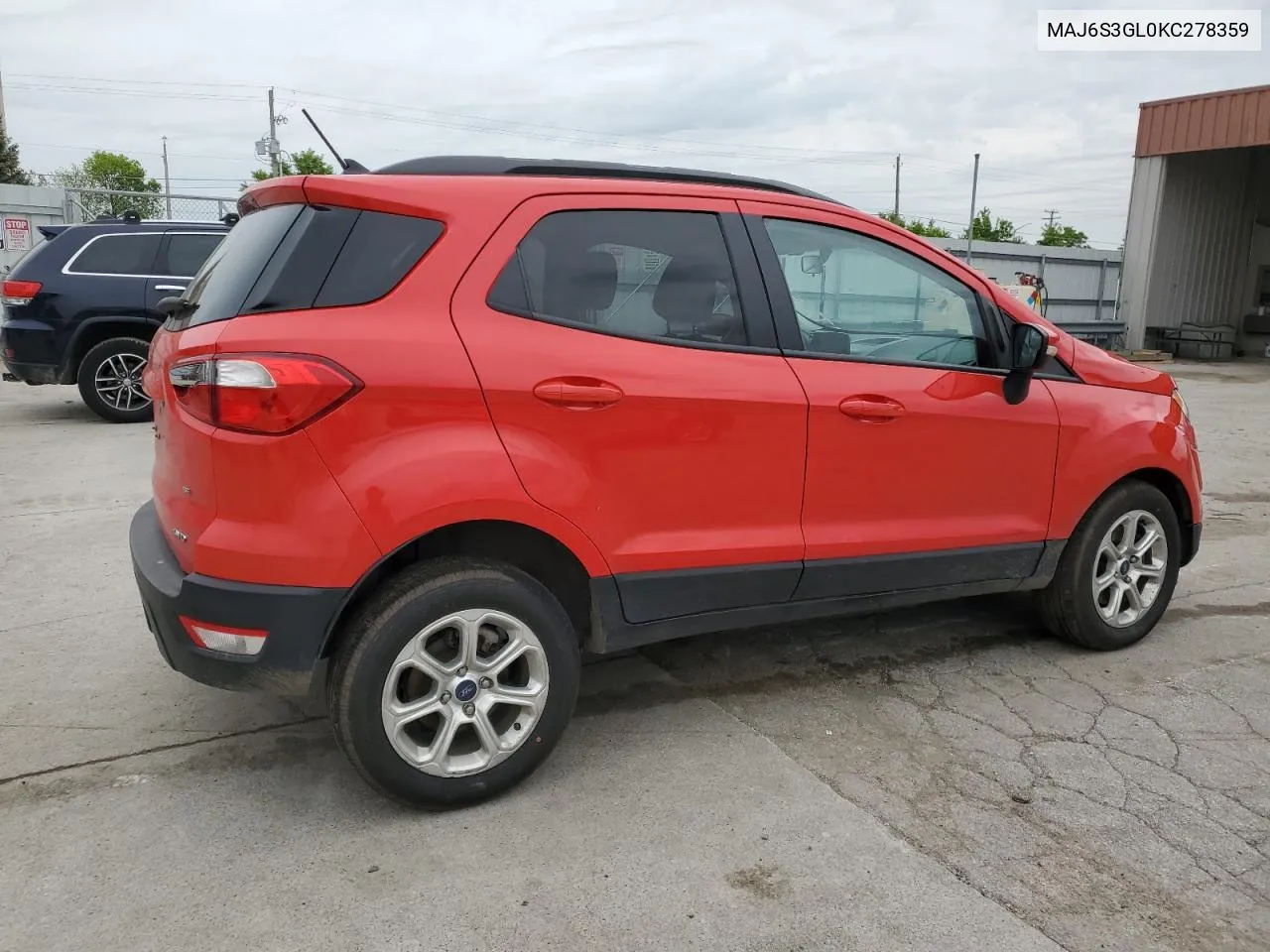 2019 Ford Ecosport Se VIN: MAJ6S3GL0KC278359 Lot: 53712354