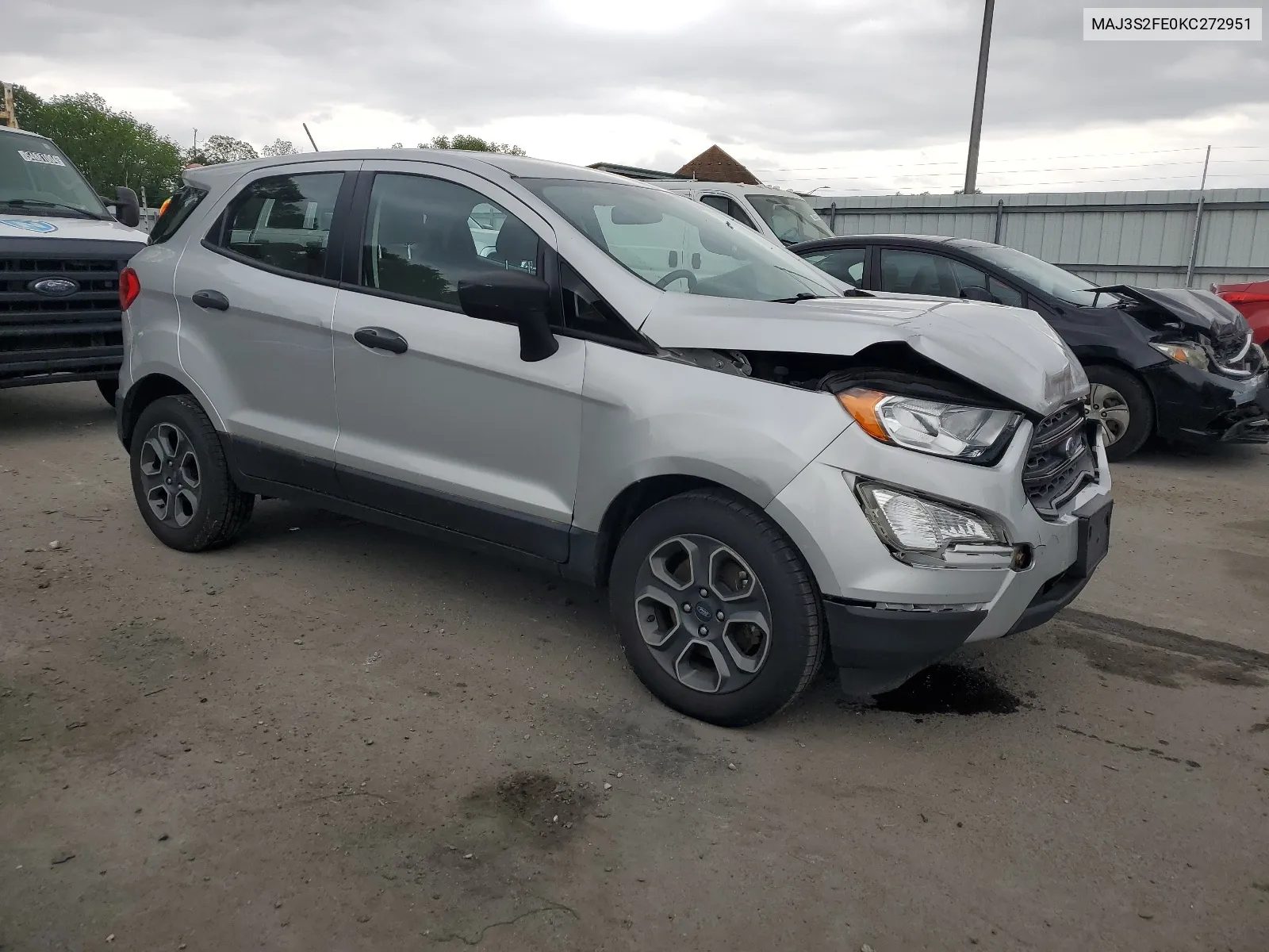 2019 Ford Ecosport S VIN: MAJ3S2FE0KC272951 Lot: 54520494