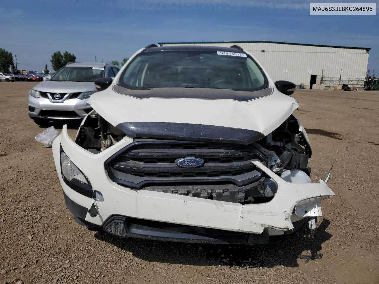 2019 Ford Ecosport Ses VIN: MAJ6S3JL8KC264895 Lot: 54913653