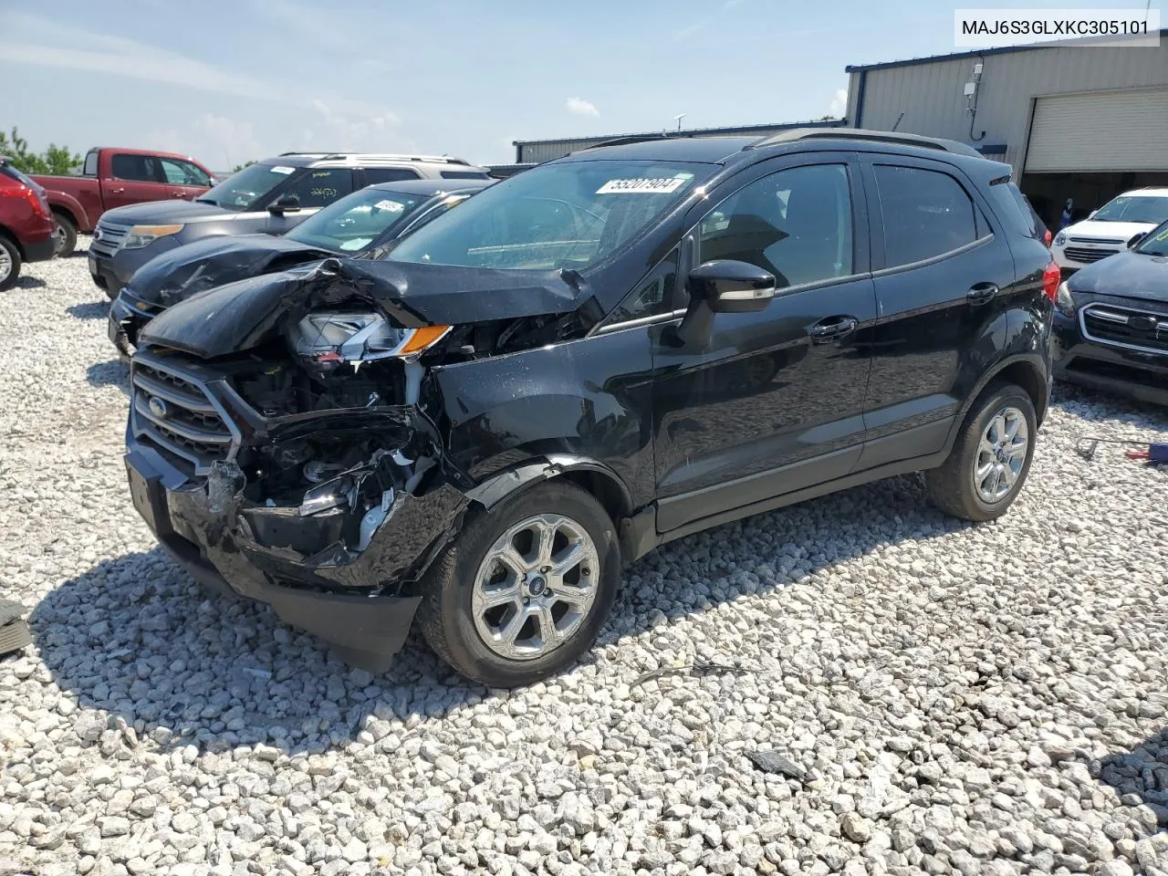 2019 Ford Ecosport Se VIN: MAJ6S3GLXKC305101 Lot: 55207904