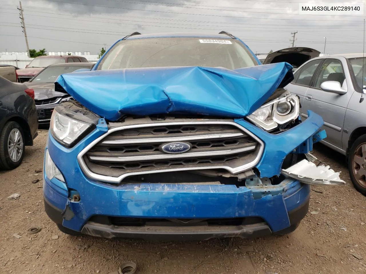 MAJ6S3GL4KC289140 2019 Ford Ecosport Se