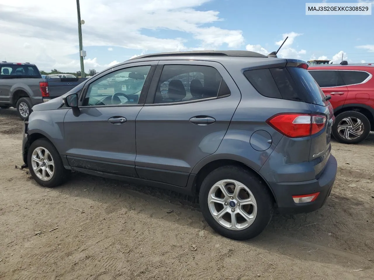 2019 Ford Ecosport Se VIN: MAJ3S2GEXKC308529 Lot: 59637364