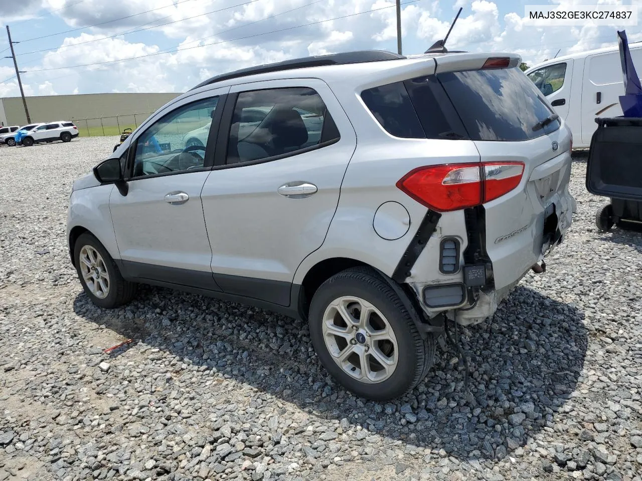 2019 Ford Ecosport Se VIN: MAJ3S2GE3KC274837 Lot: 61464834