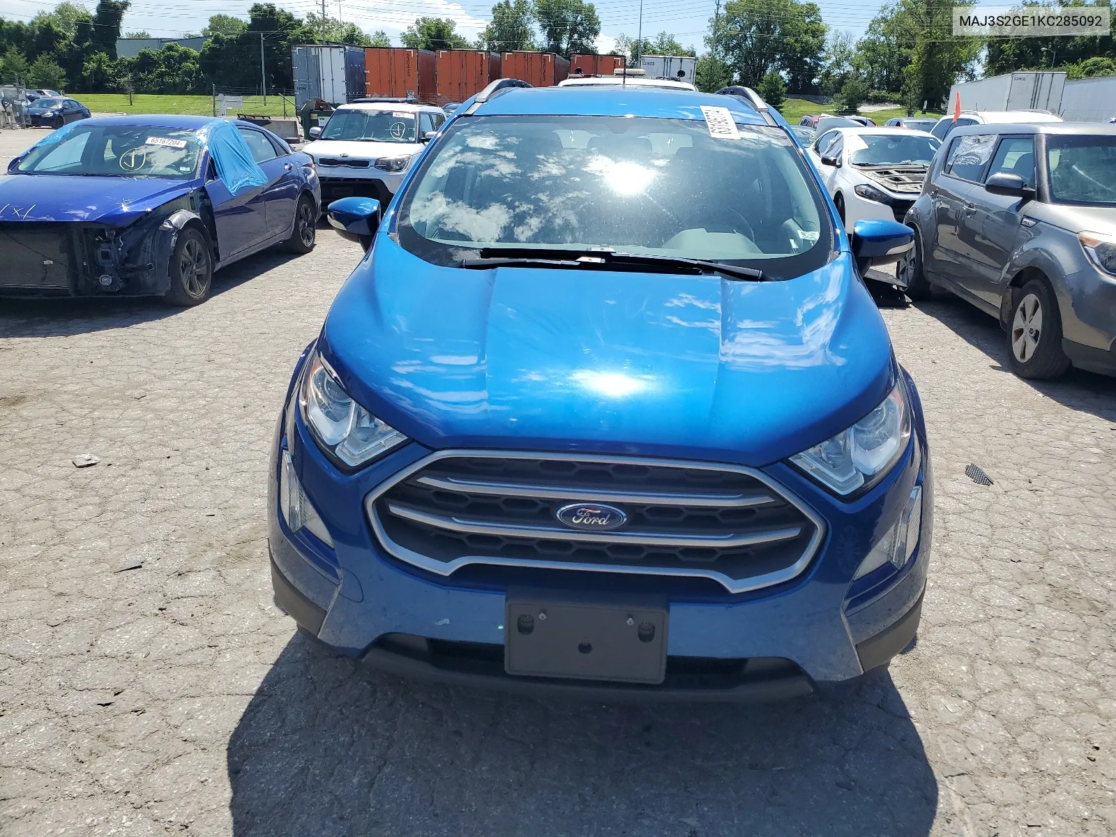 2019 Ford Ecosport Se VIN: MAJ3S2GE1KC285092 Lot: 63195774