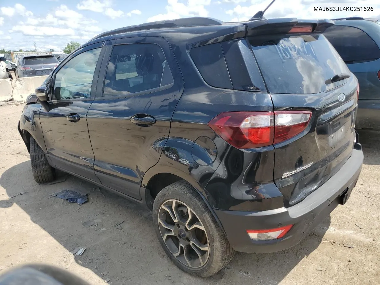 2019 Ford Ecosport Ses VIN: MAJ6S3JL4KC251626 Lot: 63764564