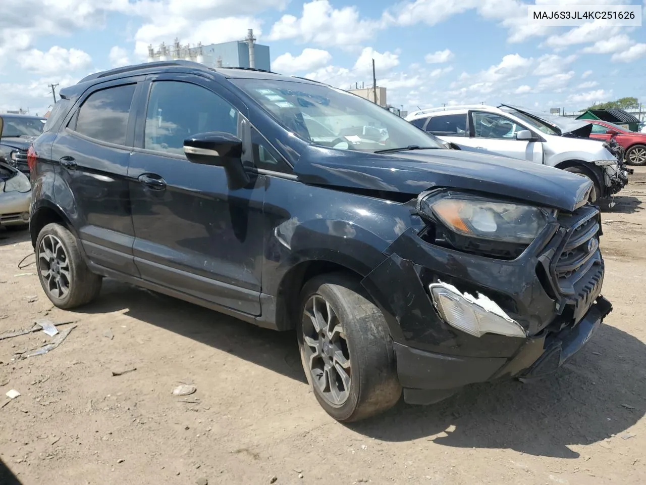 2019 Ford Ecosport Ses VIN: MAJ6S3JL4KC251626 Lot: 63764564