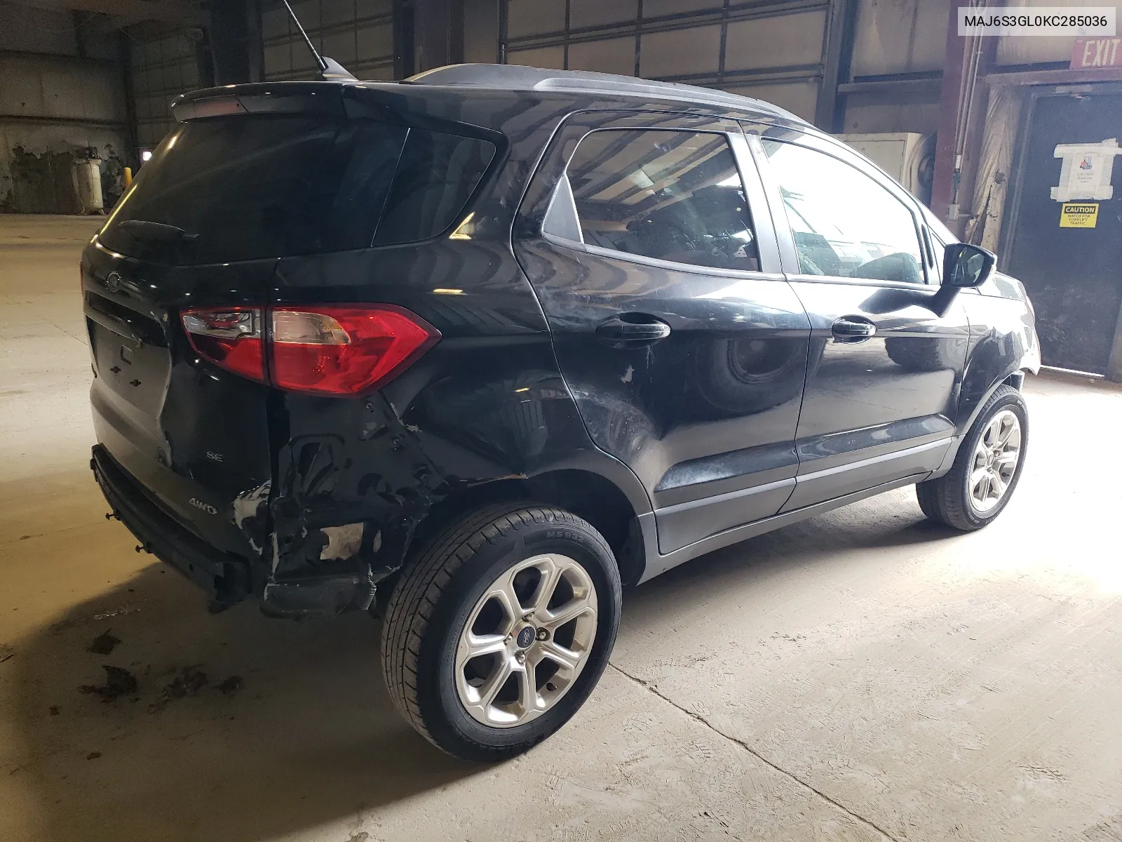 2019 Ford Ecosport Se VIN: MAJ6S3GL0KC285036 Lot: 64599154