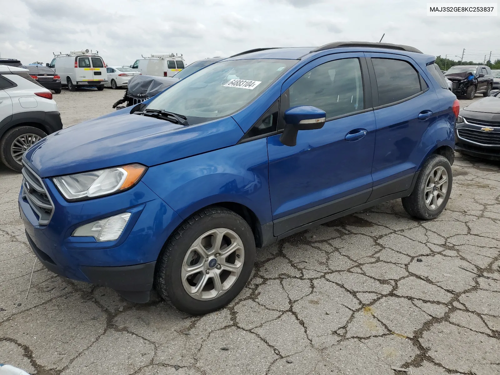 MAJ3S2GE8KC253837 2019 Ford Ecosport Se