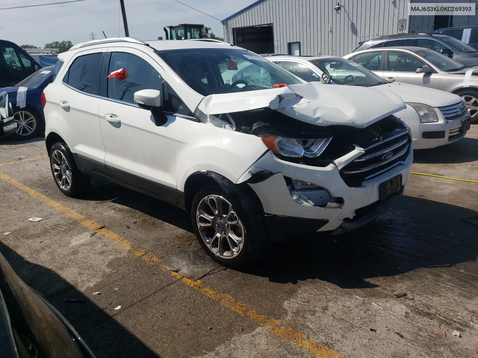 2019 Ford Ecosport Titanium VIN: MAJ6S3KL0KC269393 Lot: 66335804