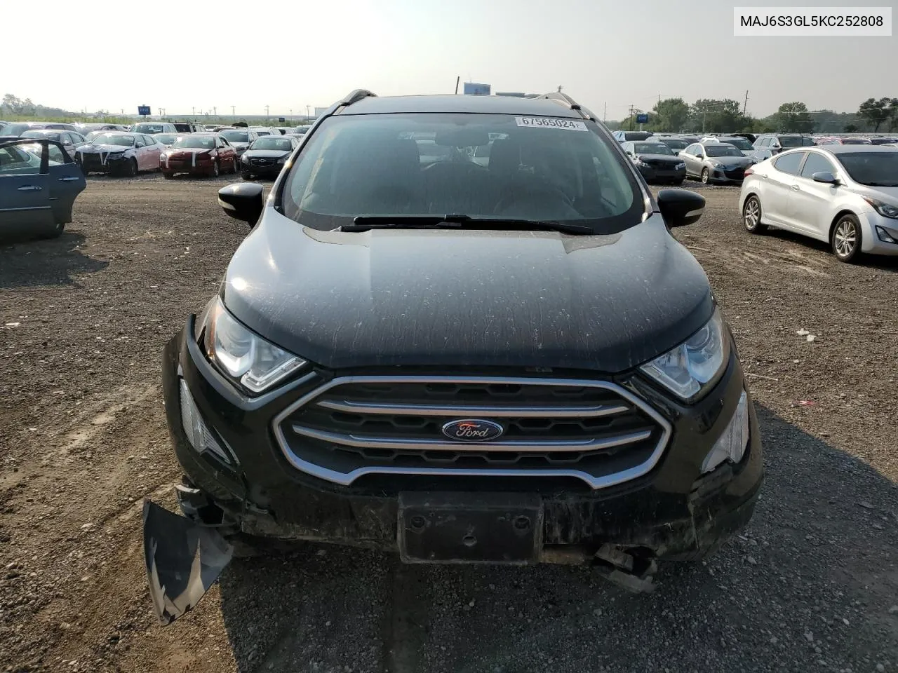 2019 Ford Ecosport Se VIN: MAJ6S3GL5KC252808 Lot: 67565024