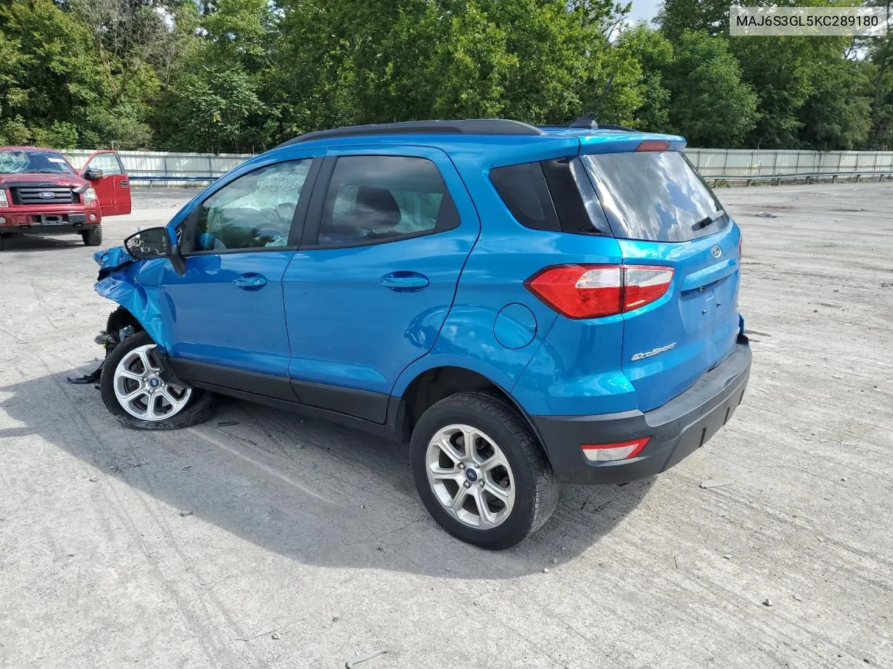 2019 Ford Ecosport Se VIN: MAJ6S3GL5KC289180 Lot: 68462884