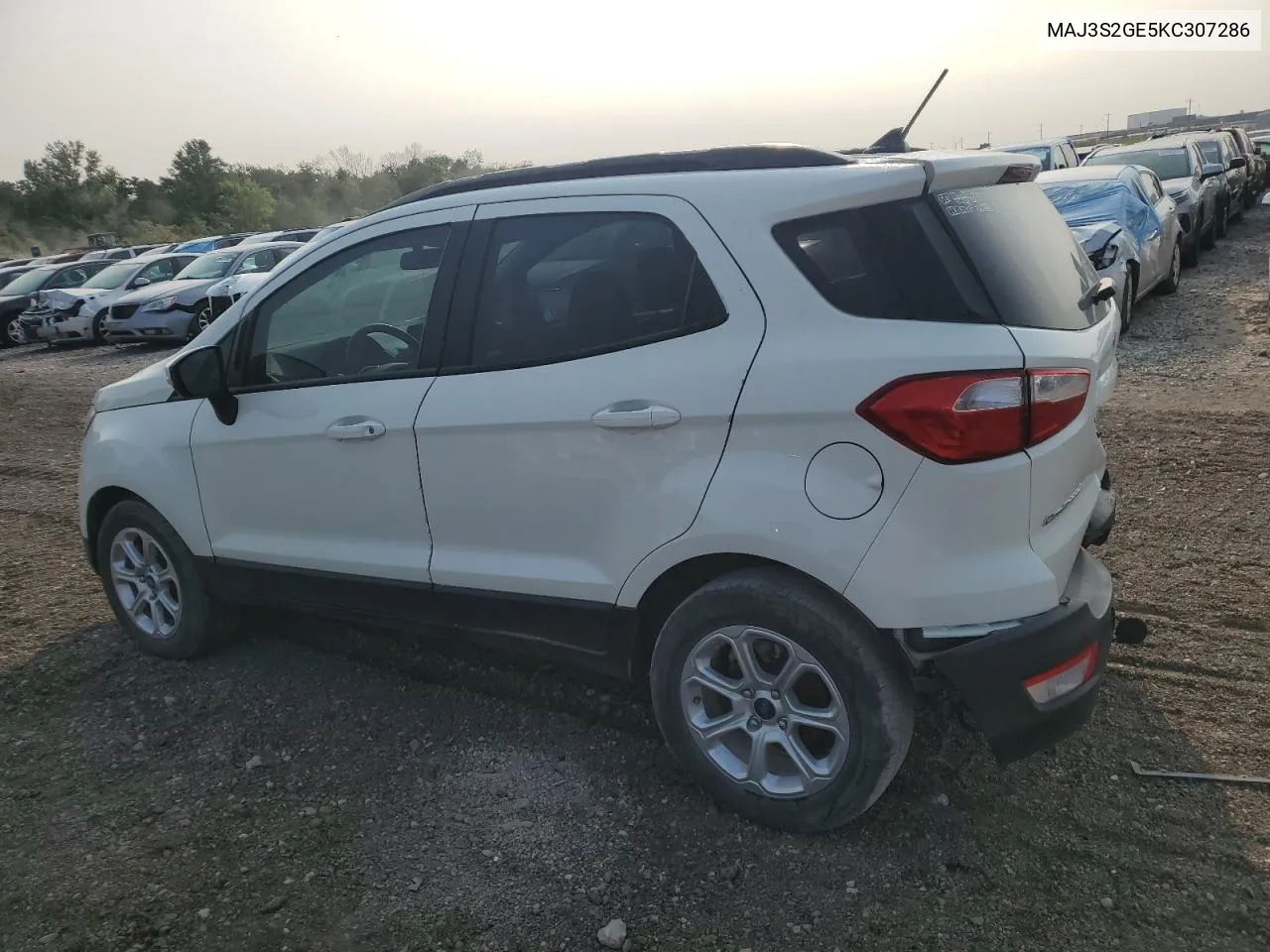 2019 Ford Ecosport Se VIN: MAJ3S2GE5KC307286 Lot: 68911594