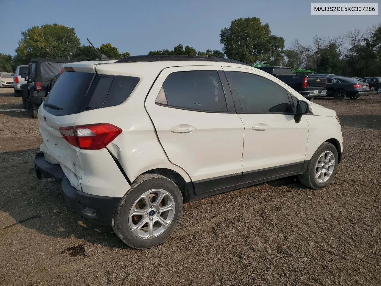 2019 Ford Ecosport Se VIN: MAJ3S2GE5KC307286 Lot: 68911594