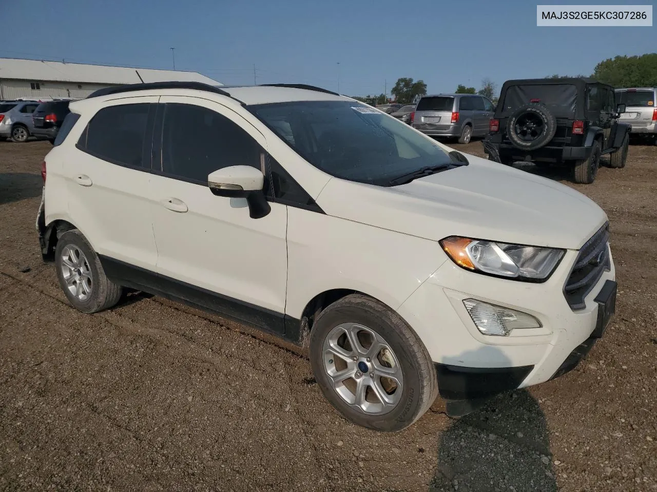 2019 Ford Ecosport Se VIN: MAJ3S2GE5KC307286 Lot: 68911594