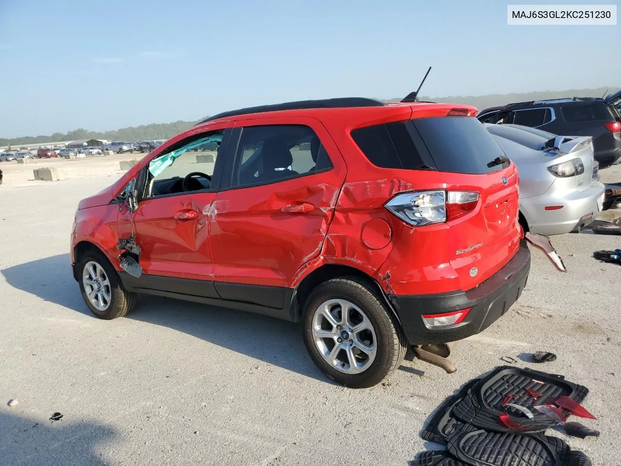 2019 Ford Ecosport Se VIN: MAJ6S3GL2KC251230 Lot: 68940324