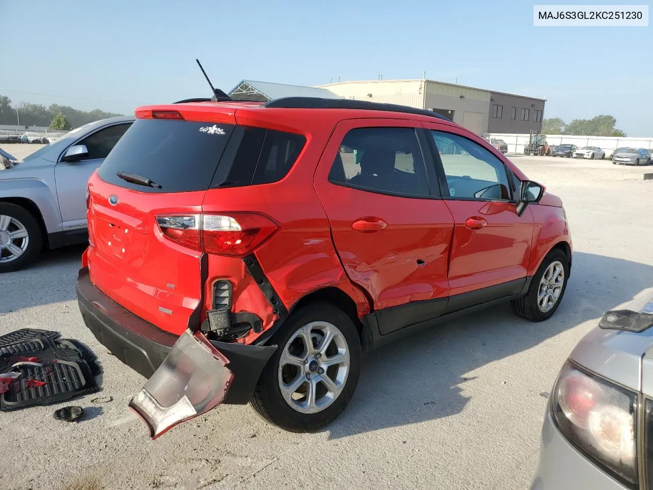 2019 Ford Ecosport Se VIN: MAJ6S3GL2KC251230 Lot: 68940324