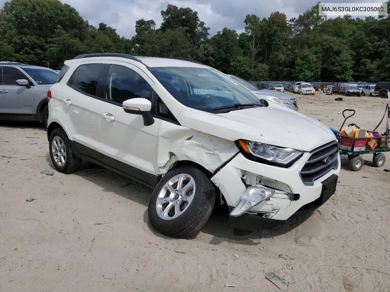 2019 Ford Ecosport Se VIN: MAJ6S3GL0KC305060 Lot: 69012624