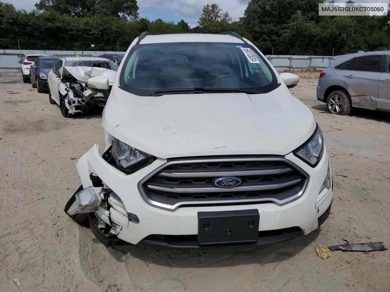 2019 Ford Ecosport Se VIN: MAJ6S3GL0KC305060 Lot: 69012624