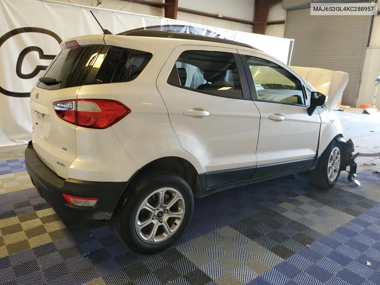 2019 Ford Ecosport Se VIN: MAJ6S3GL4KC288957 Lot: 69169554