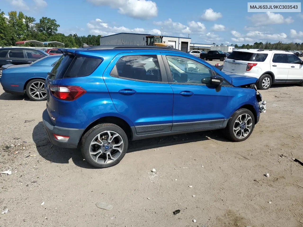 2019 Ford Ecosport Ses VIN: MAJ6S3JL9KC303543 Lot: 69416394