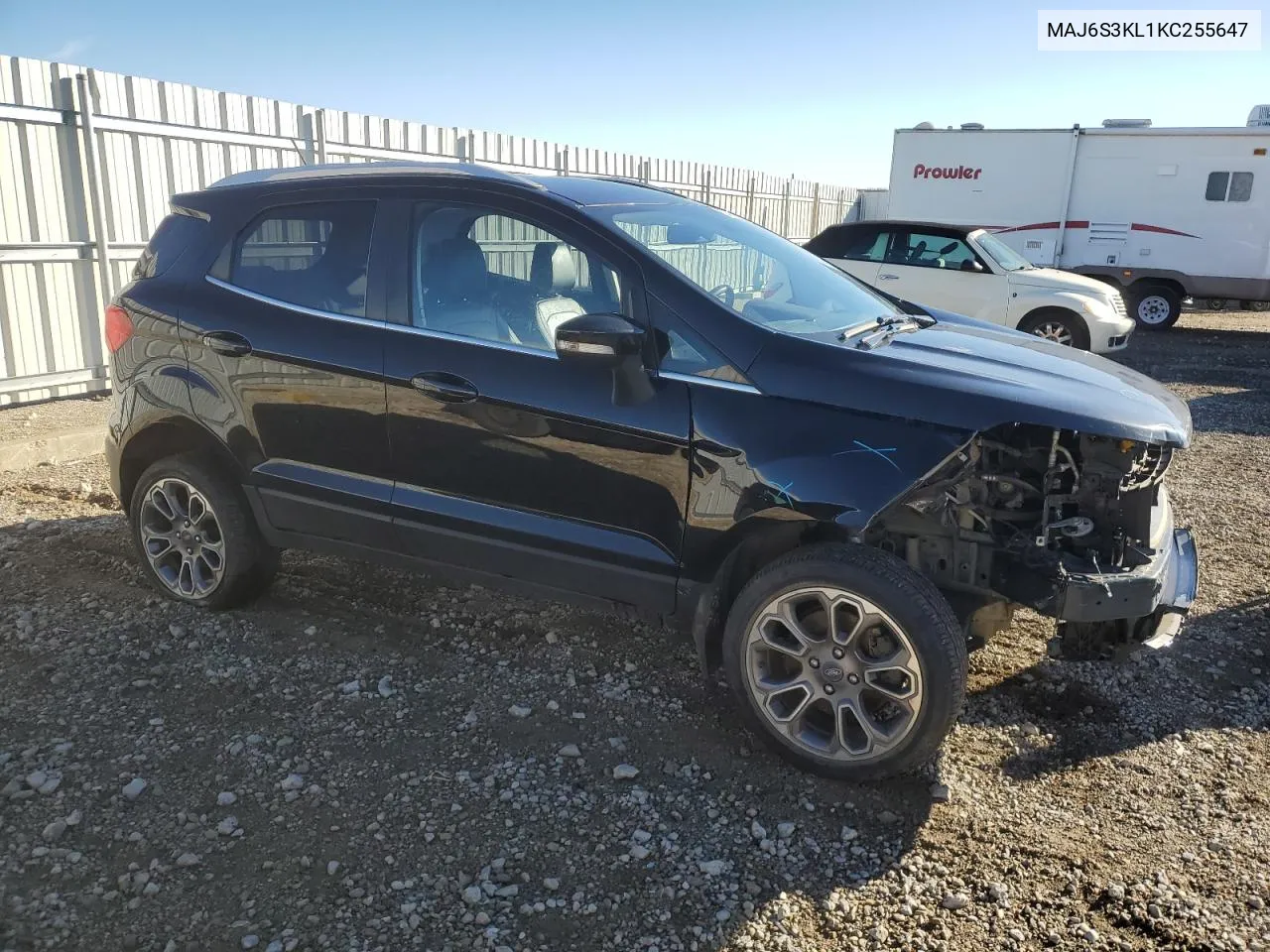 2019 Ford Ecosport Titanium VIN: MAJ6S3KL1KC255647 Lot: 70304474