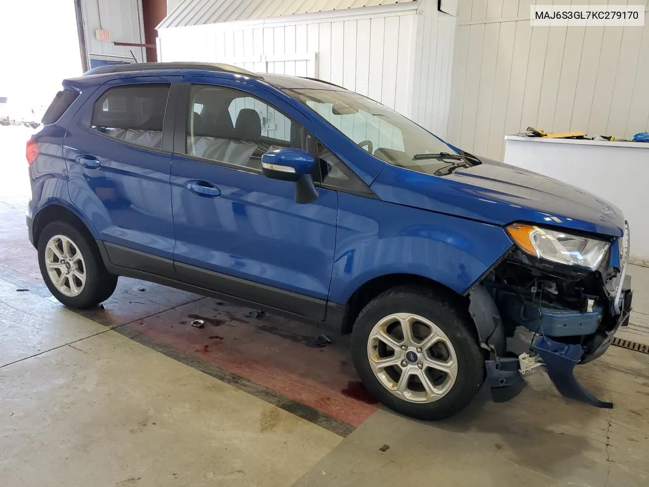 2019 Ford Ecosport Se VIN: MAJ6S3GL7KC279170 Lot: 70577674