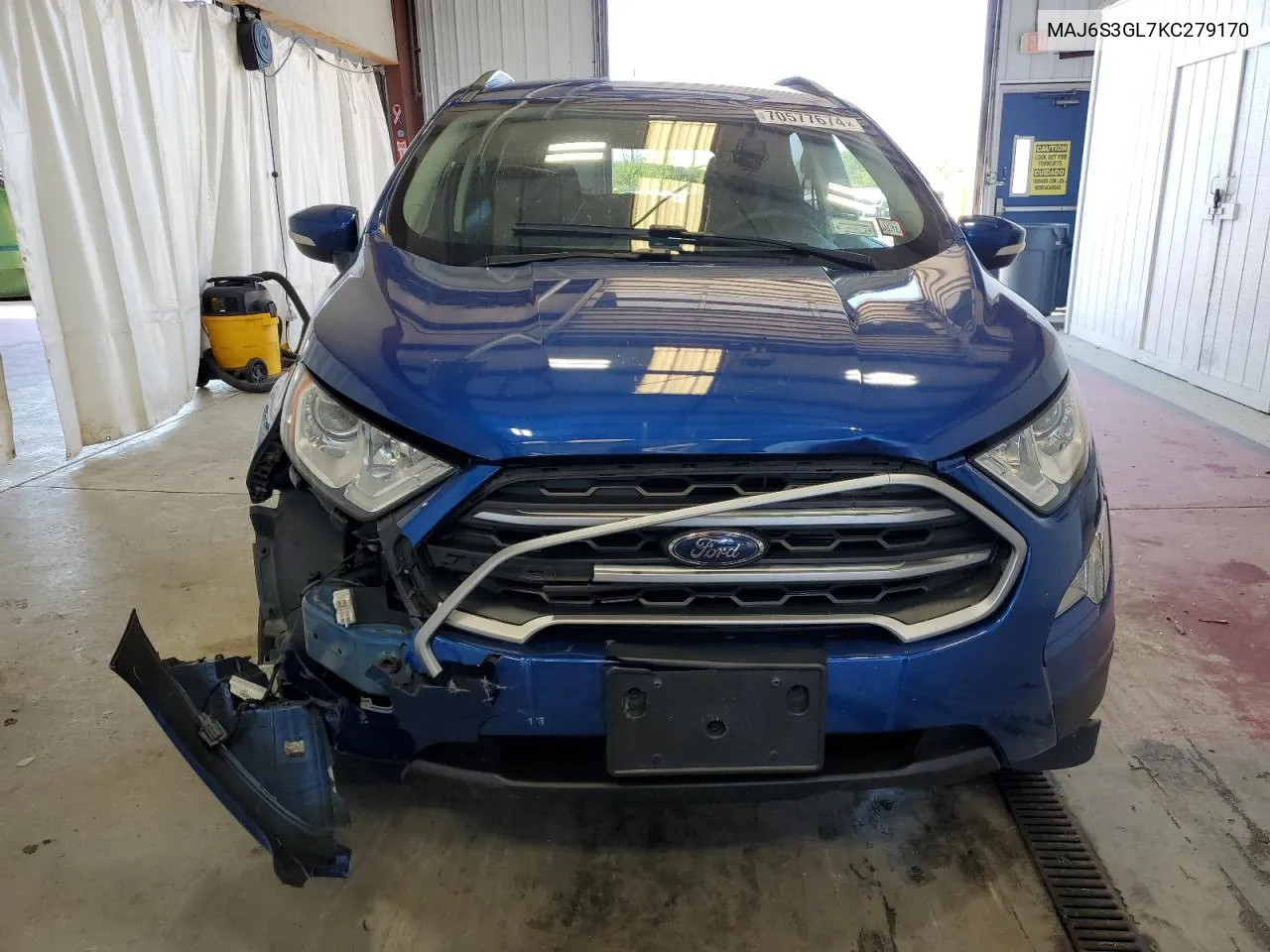 MAJ6S3GL7KC279170 2019 Ford Ecosport Se