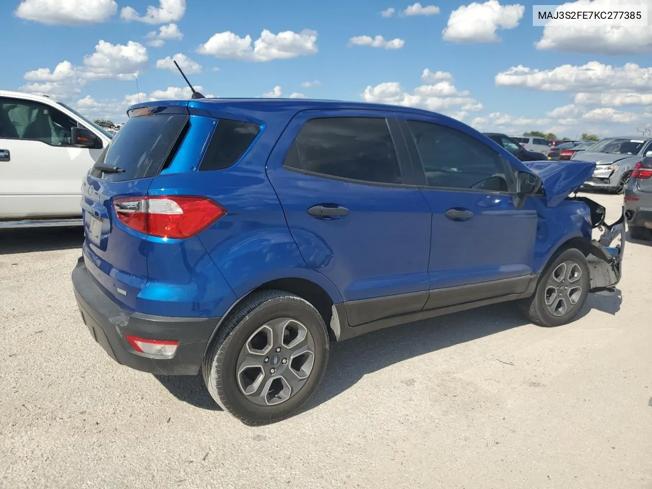 2019 Ford Ecosport S VIN: MAJ3S2FE7KC277385 Lot: 70656674