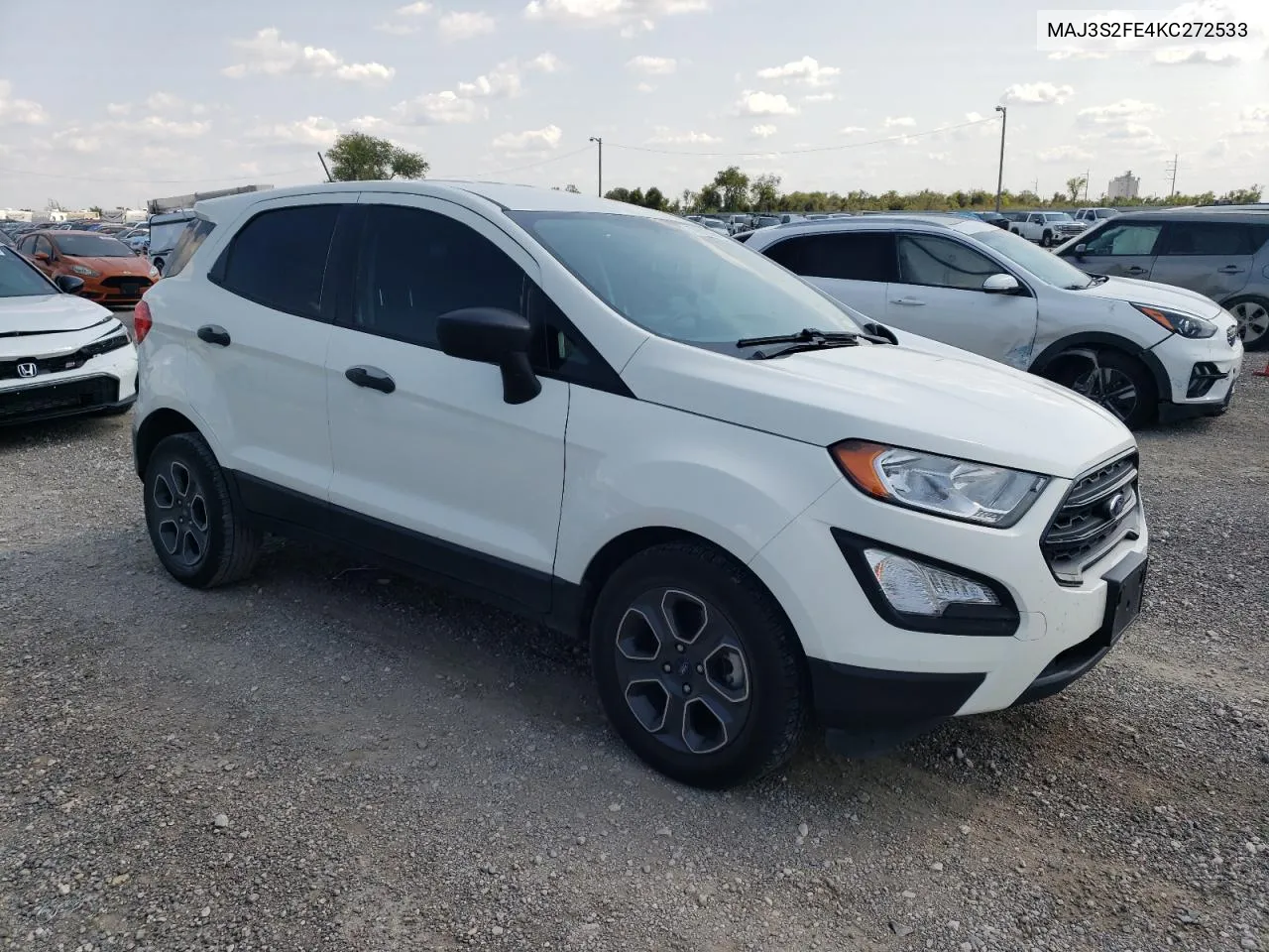 2019 Ford Ecosport S VIN: MAJ3S2FE4KC272533 Lot: 70838444