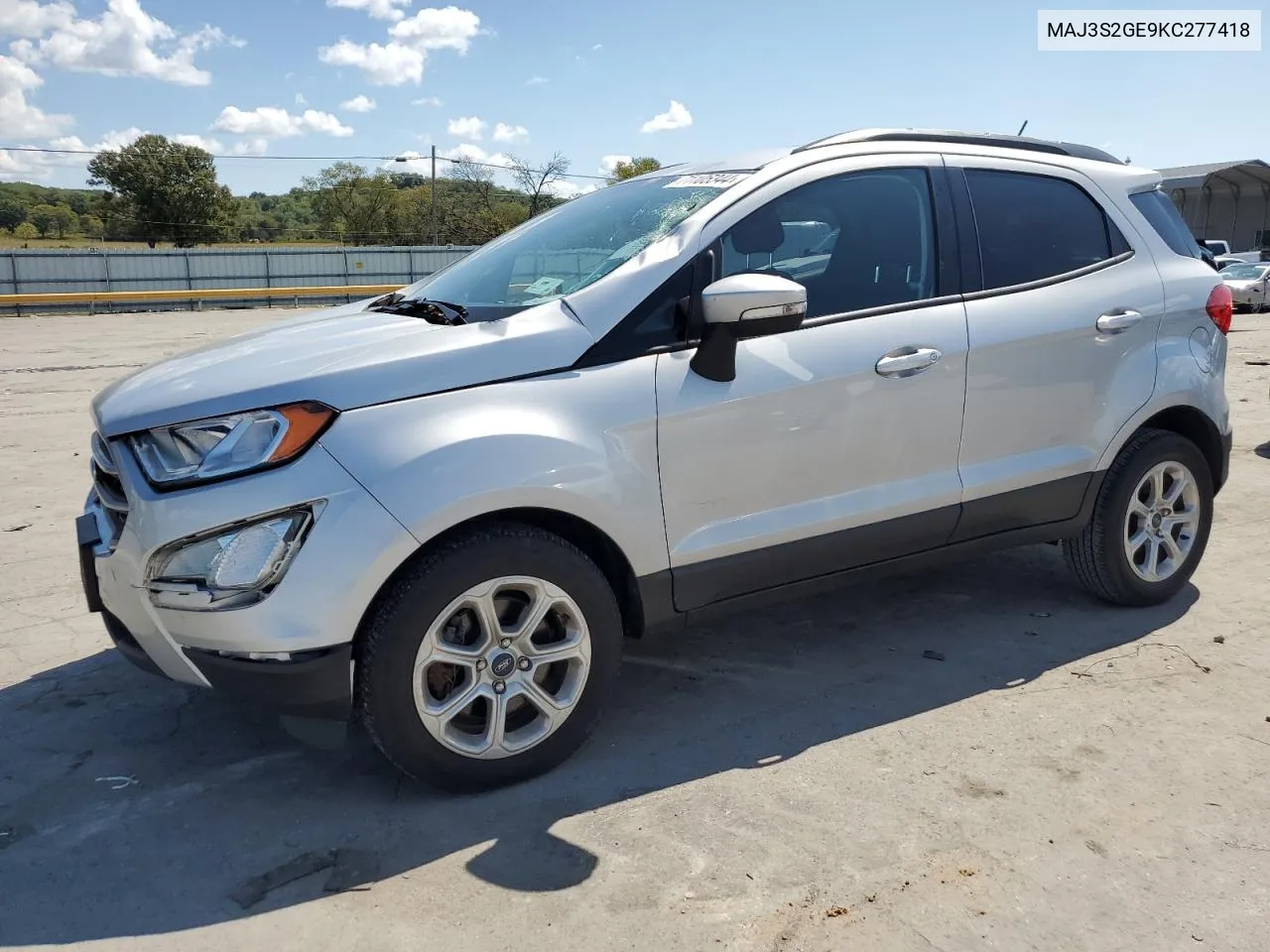 2019 Ford Ecosport Se VIN: MAJ3S2GE9KC277418 Lot: 71105344