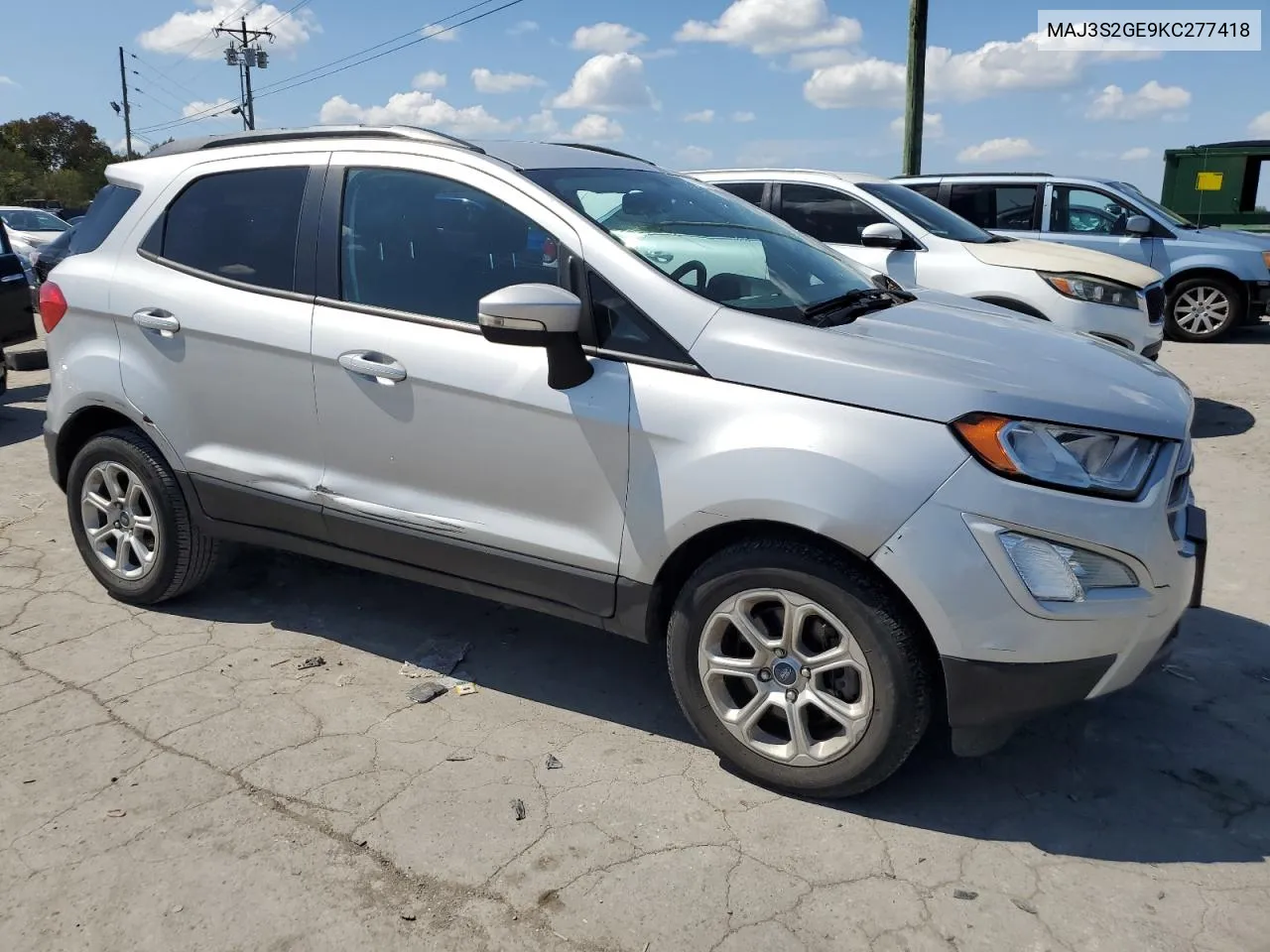 2019 Ford Ecosport Se VIN: MAJ3S2GE9KC277418 Lot: 71105344