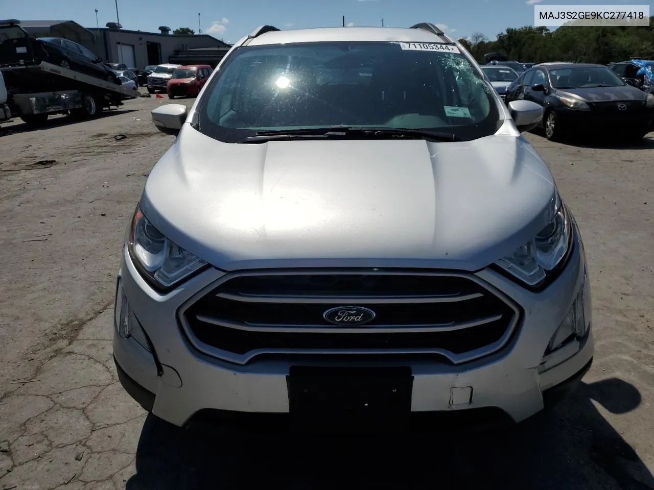 2019 Ford Ecosport Se VIN: MAJ3S2GE9KC277418 Lot: 71105344